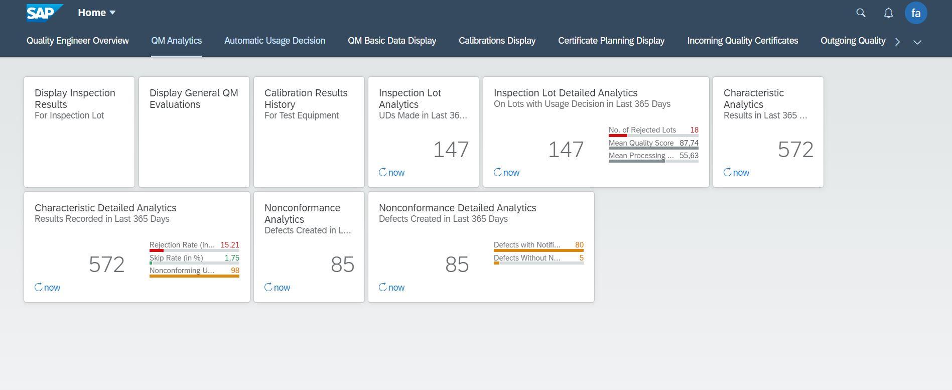 SAP S/4 HANA Fiori apps for Quality Management mod... - SAP Community